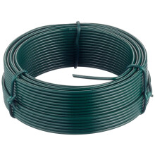 Merriway BH05777, 2.0 mm x 20 Metre Green Plastic Coated Garden Wire