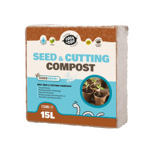Coco & Coir Seed Compost Perlite Potting Mix | Peat-Free Organic Coco Soil Indoor Plants/Houseplants - Coco Grow+ (15L / 1KG)