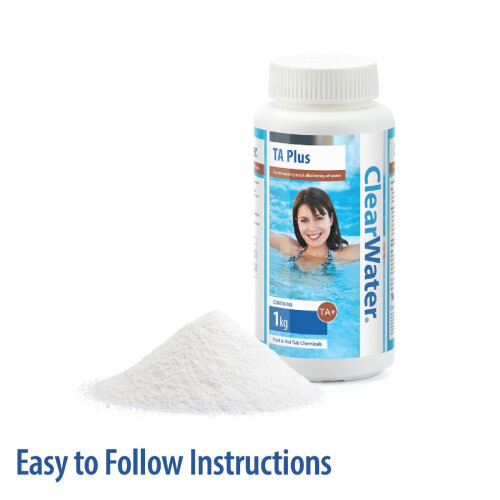 ClearWater Clearwater TA Plus Alkalinity Increaser for Swimming Pool and Spa Treatment, White 2