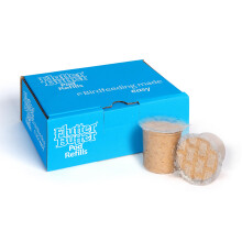Jacobi Jayne Flutter Butter EcoRefills - Peanut Butter for Birds - Original Flavour Wild Bird Food - Ultra-Convenient Eco-Friendly Bird Feed - Pack o