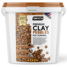 UK GROW Premium 20L Bucket of Clay Pebble Hydroponic Substrate 1L 2L 3L 5L 10L 2