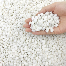 FANTIAN 2lbs Natural White Gravel Pebbles for Garden, 6-9 mm White Stones for Garden Fish Tank Gravel Aquarium Succulent Cactus Vase Landscaping and