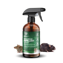 REPELEM Rat & Mouse Repellent Spray - Peppermint Oil Mouse & Rat Deterrent, Natural Rodent Repellent, Mouse Poison Alternative, Fast Acting, Non-Toxi