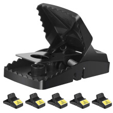 Trisiki Mouse Traps, 6 Pack Heavy Duty Reusable Snap Traps that Kill Instantly, High Sensitive Mice Catcher, Safe and Effective Rodent Trap for Indoo