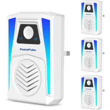 Ultrasonic Pest Repeller 4PCS, Powerful Pest Repellent Plug-In, Electronic Mouse Repeller Spider Repellent Pest Control for Mice, Mosquitoes, Cockroa