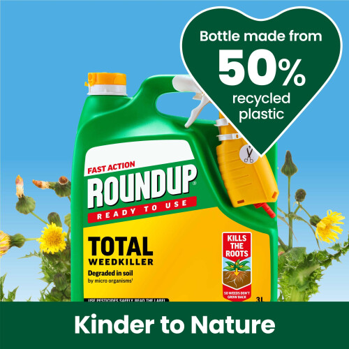 Roundup Roundup Fast Action Weedkiller, Ready to Use, Manual Spray, 3 Litre 2