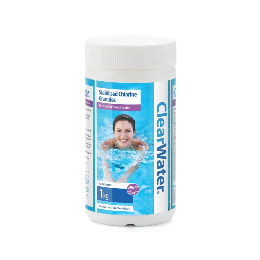 Clearwater Chlorine Granules For Hot Tub Spa And Swimming Pool Water Treatment F