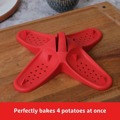 Good 2 Heat Plus Microwave Potato Baker, Red 2