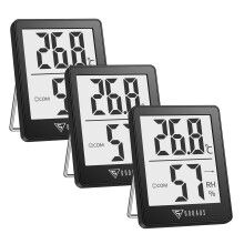 DOQAUS Room Thermometer, Digital Indoor Thermometer Hygrometer, Mini Humidity Me