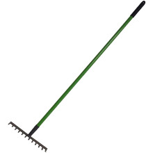Easy Shopping 12 Teeth Garden Rake 12 strong metal tines for loosening soil, levelling earth and gravel