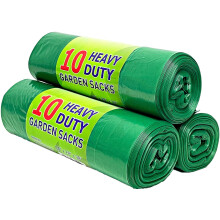 REQUISITE NEEDS 30PK Heavy Duty Bin Liners, 100 Litre Refuse Sacks Pack of 10 X 3, 60 m Garden Waste Bags
