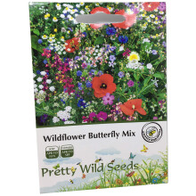 5g Wildflower Bee & Butterfly Meadow Mix Packet 100% Pure Wild Flower Seeds with Annual & Perennial Plants Perfect for Bees & Butterflies and Pollina