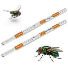 FSL OEM T8 15W Fly Killer Bulbs 2 Pack, 18" UV BL368 Replacement Tube for 30W Insect Killer/Bug Zapper