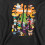 Nickelodeon (M, Black) Nickelodeon Mens Splat Group Hoodie 3