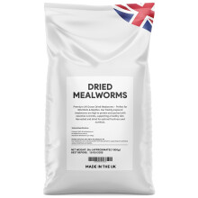Premium Dried Mealworms, 5L Bag