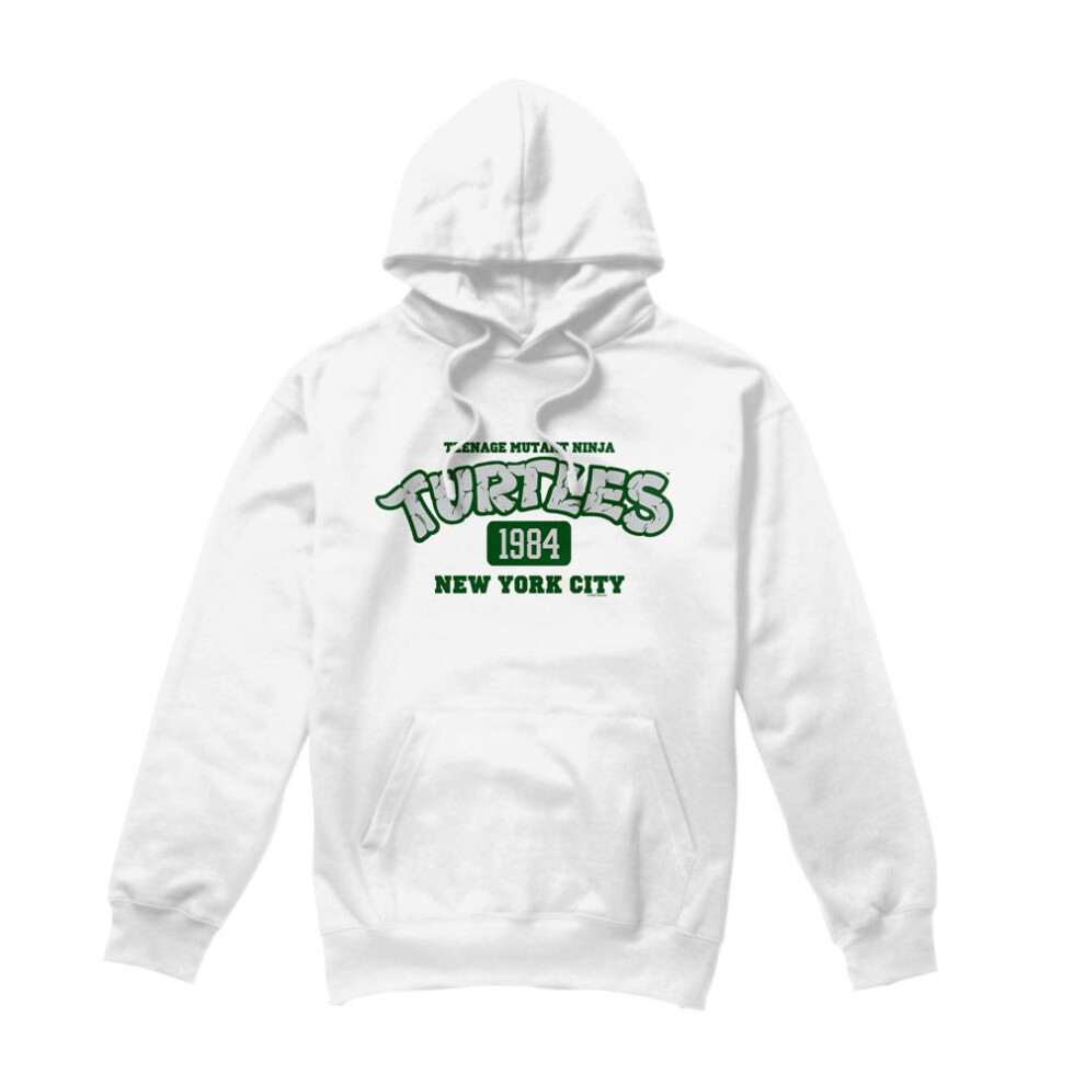 Teenage Mutant Ninja Turtles (Xl, ) Mens Est 1984 Nyc Hoodie White