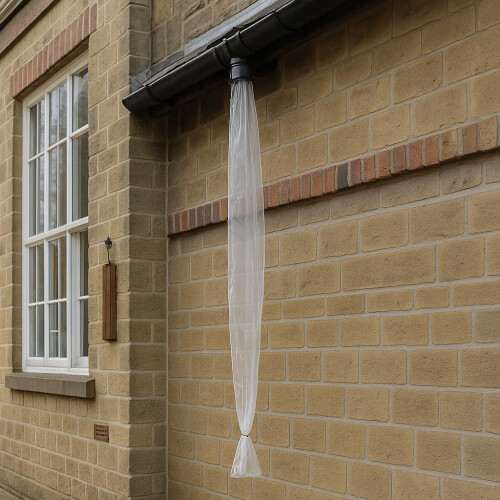 Temporary Rainwater Downpipe Kit for Gutter Outlets Storm Drainage 25 2