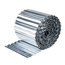Nicoman Metal Garden Edging Border - Heavy Duty Galvanised Steel Lawn Edging, Flexible DIY Landscape Border for Trees, Flower Beds, and Plants (Silve