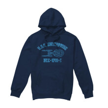 (XXL, Navy) Star Trek Mens Enterprise E Athletic Hoodie