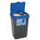 47L Winter Salt Bin Blue Lid for Storage made from Plastic with Scoop 1