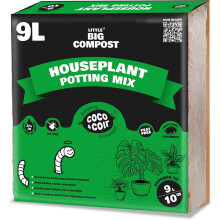 Coco & Coir Houseplant Potting Mix | Peat-free Potting Soil For Indoor Plants | Plant Food Enriched Houseplant Compost With House Plant Fertilizer Fo