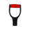 D Shaped Plastic Shovel Handle,Garden Grip Spade Handle Replacement 32mm Inner Diameter Plastic Spade Digging Raking Tools Red 1