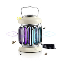 Hybrid Spectrum, Dusk-to-Dawn Fly Zapper Electric Fly Catcher Fruit Flies Trap Outdoor & Indoor for Home Use Mosquito Killer Bug Zapper Insect Lamp wi