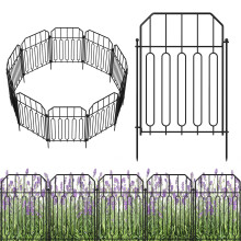 Yeabett Garden Fencing, 25 Pcs Temporary Fencing Animal Fence Barrier, Decorative Metal Fencing for Outdoor Grassland Yard Patio, 31cm(W) 41cm(H)