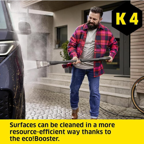 Kärcher Kärcher Pressure Washer eco!Booster Jet 130, 50% higher cleaning performance com 2