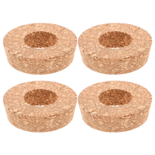 12Pièces Couvercles Bois Khaki Pour Vase Hydroponique 1