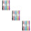18Pièces Plombs De Fléchettes Alliage Aluminium Colorés Surface Lisse 9