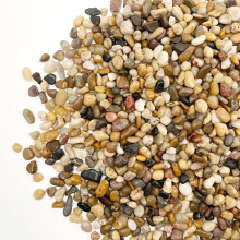 SUPTIDY 1 Pound Pebbles, 3/8 Inch Pea Gravel River Rocks, for Indoor Plants, High Polished Decorative Stones Vase Fish Aquariums Landscaping Outdoor,