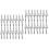 40Pièces Collier Bracelet Argent Acier Inoxydable DIY Facile 4