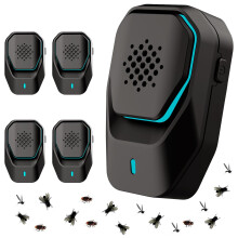 Nitoer 2026 Upgraded Ultrasonic Pest Repeller,4 PCS Mouse repellent,Powerful Pest Repellent Ultrasonic Plug in for Rats,Rodent,Mice,Bugs,Mosquito,Spi
