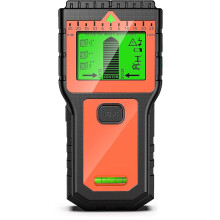 Stud Finder Wall Scanner, 8 in 1 Electronic Stud Detector Finder with LCD Display & Audio Alarm, Stud Sensor Edge Center Finding for Wood AC Live Wir