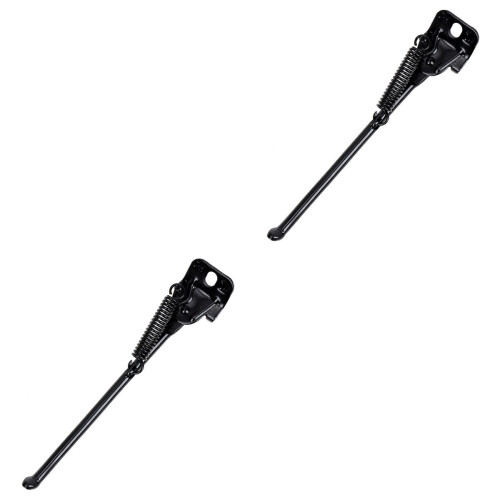 2Pièces Enfant Acier Noir Support Arrière Antidérapant 2