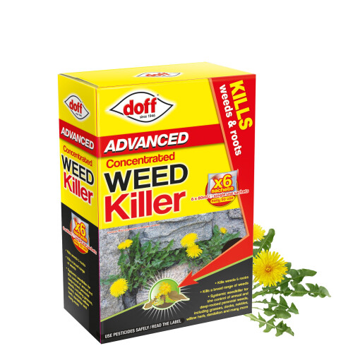 Doff Doff Super Strength Weedkiller Sachets 6pk, multi colour