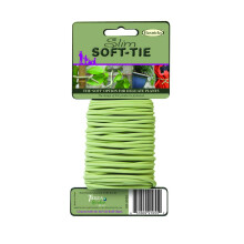 Kings Seeds Haxnicks Original Slim Soft Tie Garden Tie | Gentle Plant Support | Reusable Altrnative To Garden Twine | 8m Green | Tie010300