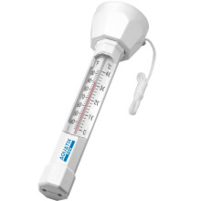 Large Floating Pool Thermometer Aquatix Pro Premium Water Temperature Thermometers with String, Shatter Resistant, for Outdoor & Indoor Swimming Pool