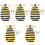 5Ensembles Kit Cosplay Multi Tissu Ailes Et Accessoires Scène 5