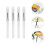 12Pièces Brosse Lèvres Maquillage Silicone Usage Pratique Transparent 11