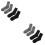 4Paires Sport Coton Colorées Confortables 6