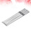 30Pièces Brochettes Grillades Réutilisables Acier Argent 8