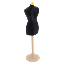 5Pièces Mini Mannequin Noir Pla - Présentoir Robe Démontable