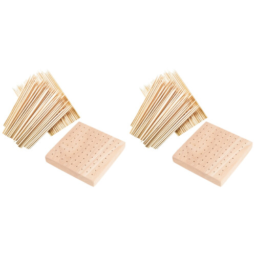 2Ensembles Support D’exposition Bois Pour Doll Model DIY 2