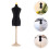 5Pièces Mini Mannequin Noir Pla - Présentoir Robe Démontable 8