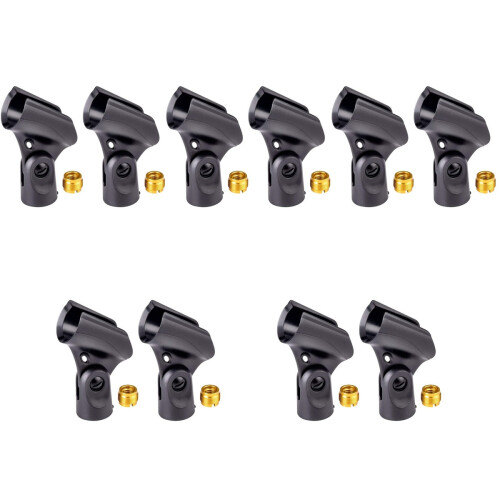 10Pièces Supports Microphone Universels Pour Concerts Maison 1