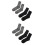 4Paires Sport Coton Colorées Confortables 5