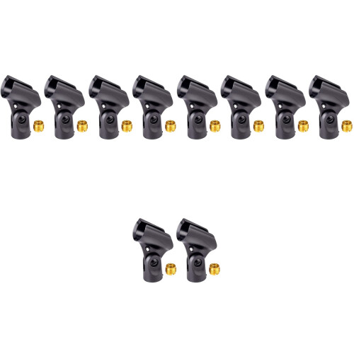 10Pièces Supports Microphone Universels Pour Concerts Maison 2