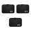3Pièces De Rangement Accessoires Numériques Noir Nylon Renforcé 3